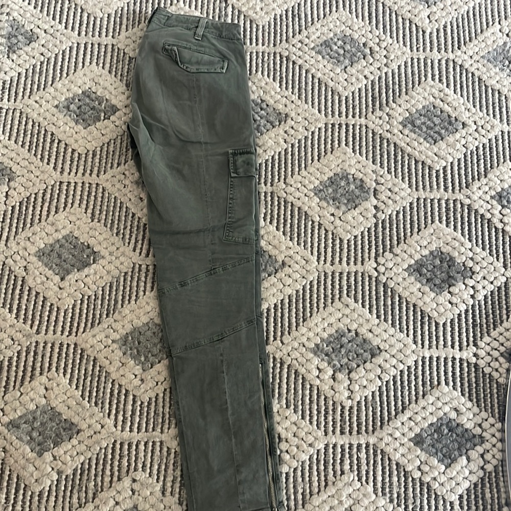 Jbrand green skinny jean